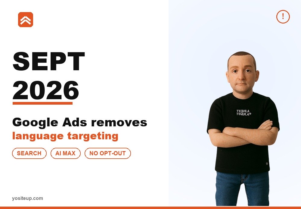 Google Ads убирает языковой таргетинг с конца сентября 2026: чеклист для рекламодателей в Украине