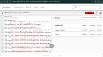 Example | Schema.org validator report | SEO schema markup report